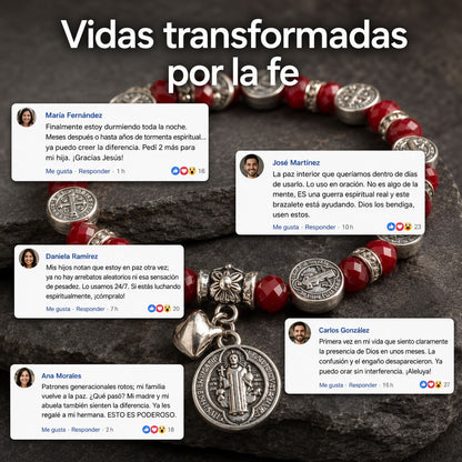 Pulsera San Benito - Kit Armadura de Luz contra el Mal Generacional