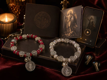 Pulsera San Benito - Kit Armadura de Luz contra el Mal Generacional