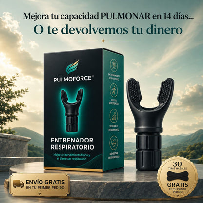 PULMOFORCE - Entrenador Respiratorio - Mejora en 14 dias