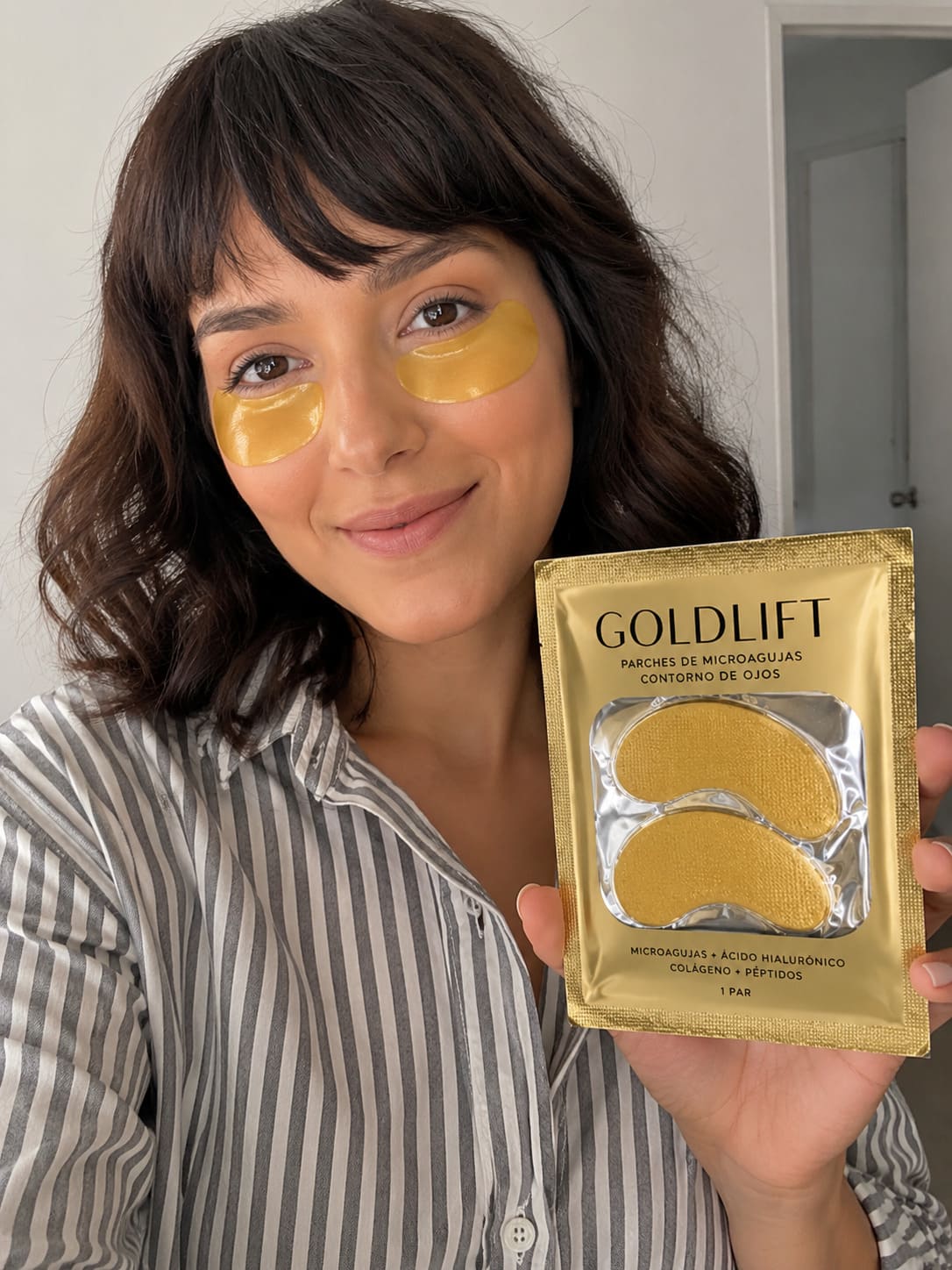 GOLDLIFT™ Parches de Microagujas para Ojeras - 10 días